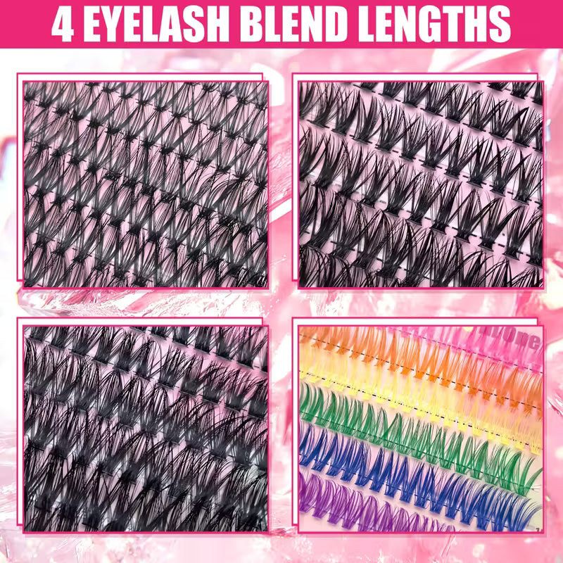 Lash Clusters (black & colorful)
