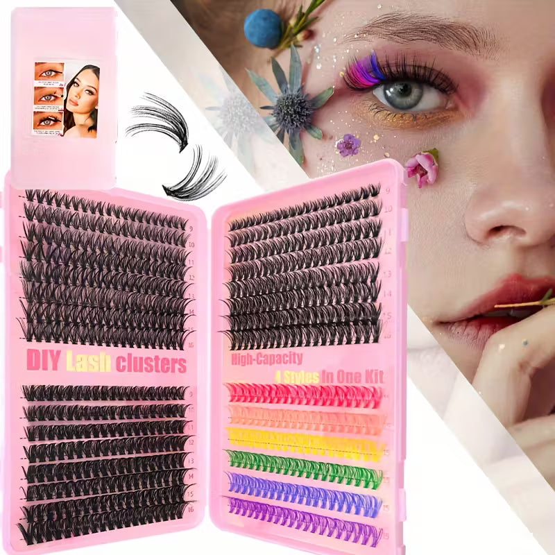 Lash Clusters (black & colorful)
