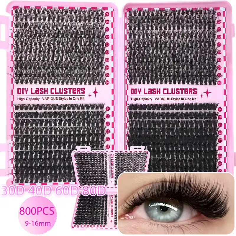 Lash Clusters (800PCS - 8-16mm)
