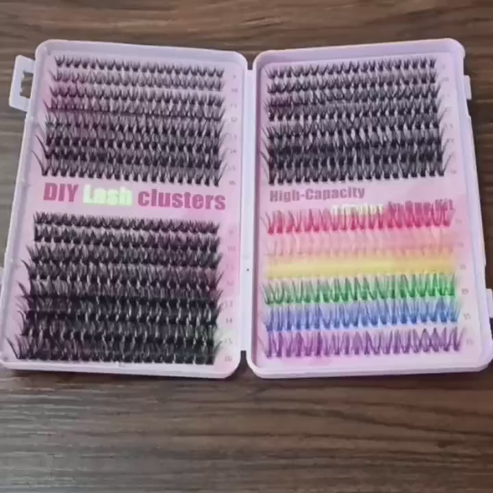 Lash Clusters (black & colorful)
